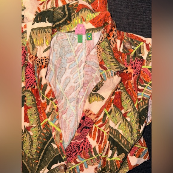 FARM Rio button up mini dress - Picture 5 of 5